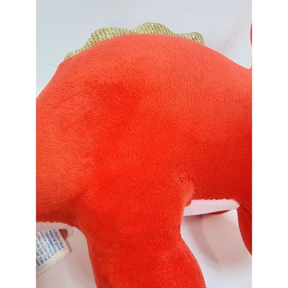 Fengtuo International Ltd. Red Dinosaur Plush Stuffed Animal Wild About You Toy - Picture 6 of 9